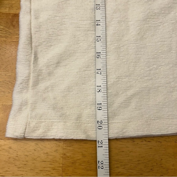 MADEWELL Textural Ottoman Jacquard V-Neck Crop Top Size Medium - Picture 6 of 8